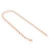 Men's 14K Rose Gold Bead Chain Bracelet 5mm 7.5in-9in -Outlet Bijou Lush Store 14k rose gold ball chain bracelet 5mm 75in 9in 1