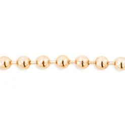 Outlet Bijou Lush Store -Outlet Bijou Lush Store 14k rose gold ball chain bracelet 5mm 75in 9in 2