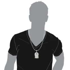 14K White Gold Round Diamond Jesus Head Pendant For Men 1.8ct -Outlet Bijou Lush Store 14k white gold round diamond jesus head pendant 180ct p 6158 bodwh