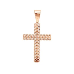 1.5ct Diamond Cross Pendant 10K White Gold For Men And Women -Outlet Bijou Lush Store 15ct diamond cross pendant in 10k gold for men and women 000955 backro