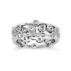 18K White Gold Diamond Eternity Band 0.91ct
