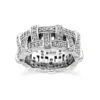 18K White Gold Diamond Eternity Band 0.96ct
