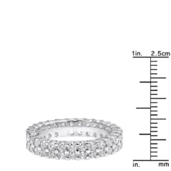 18K White Gold Diamond Eternity Band 1.74ct -Outlet Bijou Lush Store 18k gold diamond eternity band 174ct p 30484 rulerwh