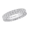 18K White Gold Diamond Eternity Band 1.74ct