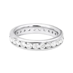 18K White Gold Diamond Eternity Band 2.20ct -Outlet Bijou Lush Store 18k gold diamond eternity band 220ct p 30350 backwh