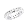 18K White Gold Diamond Eternity Band 2.20ct