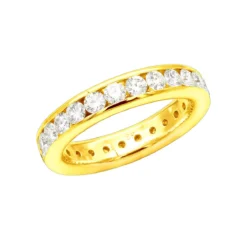 18K White Gold Diamond Eternity Band 2.20ct -Outlet Bijou Lush Store 18k gold diamond eternity band 220ct p 30350 ye