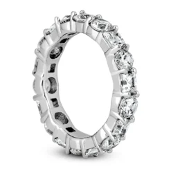 Thin 18K White Gold Diamond Eternity Band 3.15ct -Outlet Bijou Lush Store 18k gold diamond eternity band 315ct p 30382 back white 20220420 20220426