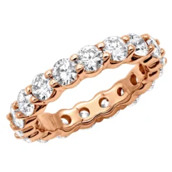 18K White Gold Diamond Eternity Band 3.40ct 5/32in. (4.1mm) -Outlet Bijou Lush Store 18k gold diamond eternity band 340ct p 30340 ro