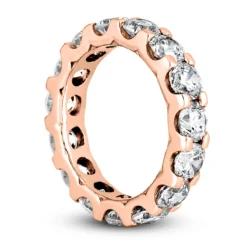 18K White Gold Diamond Eternity Band 4.50ct -Outlet Bijou Lush Store 18k gold diamond eternity band 450ct p 30338 back rose 20220420 20220426