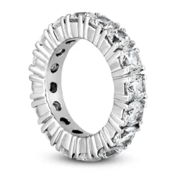 18K White Gold Diamond Eternity Band 5.60ct 5.3mm -Outlet Bijou Lush Store 18k gold diamond eternity band 560ct p 30344 back white 20220426