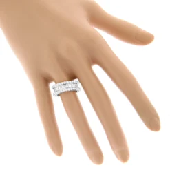 18K White Gold Diamond Eternity Band 5.72ct -Outlet Bijou Lush Store 18k gold diamond eternity band 572ct p 30430 bodwh