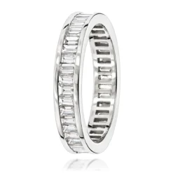 18K White Gold Diamond Eternity Ring 2.72ct -Outlet Bijou Lush Store 18k gold diamond eternity ring 272ct p 30410 backwh