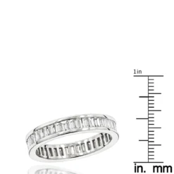 18K White Gold Diamond Eternity Ring 2.72ct -Outlet Bijou Lush Store 18k gold diamond eternity ring 272ct p 30410 rulerwh