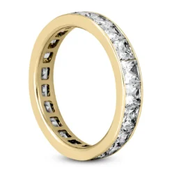 Thin 18K White Gold Diamond Eternity Ring 3.57ct -Outlet Bijou Lush Store 18k gold diamond eternity ring 357ct p 30416 back yellow 20220426