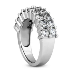 18K White Gold Men's Diamond Ring 3.68ct -Outlet Bijou Lush Store 18k gold mens diamond ring 368ct p 31762 back white 20220426