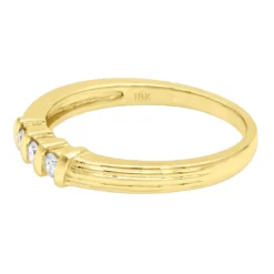 Thin 18K White Gold Men's Diamond Wedding Band 0.15ct 14 Thin 18K White Gold Men's Diamond Wedding Band 0.15ct -Outlet Bijou Lush Store 18k gold mens diamond wedding band 015ct p 30751 backye