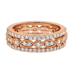 18K White Gold Tacori Style Diamond Full Eternity Ring 1.81c -Outlet Bijou Lush Store 18k gold tacori style diamond full eternity ring 181c p 23025 backro