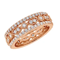 18K White Gold Tacori Style Diamond Full Eternity Ring 1.81c -Outlet Bijou Lush Store 18k gold tacori style diamond full eternity ring 181c p 23025 ro