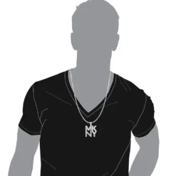 2 Inch Men's Custom Diamond Pendant 14K Yellow Gold 4 Letter Initials 3 Carats -Outlet Bijou Lush Store 2 inch mens custom diamond pendant solid 14k gold 4 letter initials 3 carats 100586 body