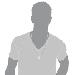 Jesus Head Charm: Mini Jesus Diamond Pendant 0.69ct 10K White Gold -Outlet Bijou Lush Store 205230bodwh bodwh