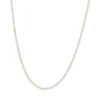3 Prong Diamond Eternity Chain For Men And Women 14K Yellow Gold Tennis Necklace