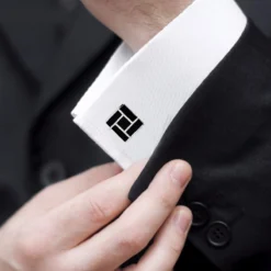 Black Onyx And Diamonds 14K Yellow Gold Men's Cufflinks -Outlet Bijou Lush Store black onyx and diamonds 14k gold mens cufflinks bodwh