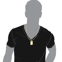 Dog Tags 10K Yellow Gold Diamond Pendant Can Be Engraved -Outlet Bijou Lush Store custom dog tags gold diamond pendant can be engraved p 35694 bodye