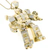3-D Transformer Diamond Pendant 1.25ct Gold Plated -Outlet Bijou Lush Store custom jewelry 3 d transformer diamond pendant 175ct gold plated p 47931 ye