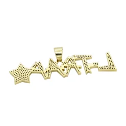 18K Yellow Gold Yellow Black White Diamond Pendant For Men 6ct -Outlet Bijou Lush Store custom made jewelry 18k gold yellow black white diamond pendant for men 6ct backye