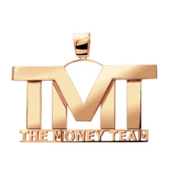 Large 10K Yellow Gold Name Plate Pendant For Men -Outlet Bijou Lush Store custom made jewelry large solid 10k gold name plate pendant for men 001240 ro