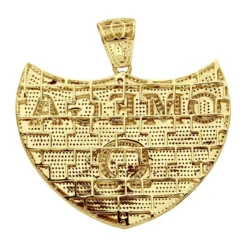 Men's White & Blue Diamonds Pendant 10K White Gold Omega 5.4ct -Outlet Bijou Lush Store custom made jewelry mens white blue diamonds pendant 10k gold omega 54ct 100475 backye