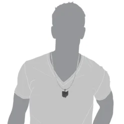 Black Diamond Ohio State Pendant In Sterling Silver 14ct 8 Black Diamond Ohio State Pendant In Sterling Silver 14ct -Outlet Bijou Lush Store custom pendants black diamond ohio state pendant in sterling silver 14ct bod