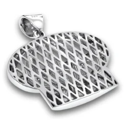 Crown Diamond Charm In Sterling Silver 0.9ct -Outlet Bijou Lush Store custom pendants crown diamond charm in sterling silver 09ct backwh