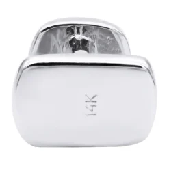 Custom 14K White Gold Shirt Studs With Real Diamonds -Outlet Bijou Lush Store custom solid 14k gold shirt studs with real diamonds 018289 backwh