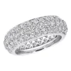 Designer 18K White Gold Pave Diamond Eternity Ring 3.23ct -Outlet Bijou Lush Store designer 18k gold pave diamond eternity ring 323ct p 23024 wh