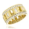 Unique Diamond Eternity Ring For Men & Women W Baguette & Round Diamonds