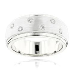 Designer Diamond Wedding Bands 14K Yellow Gold Men's Diamond Ring 0.35ct -Outlet Bijou Lush Store designer diamond wedding rings 14k gold ring 035ct p 6681 wh