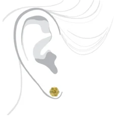 Diamond Clusters 14K Yellow Gold Yellow Diamond Stud Earrings 1ct -Outlet Bijou Lush Store diamond clusters 14k yellow diamond stud earrings 1ct p 6805 bodye