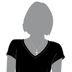 Diamond Crosses 14K White Gold Small Diamond Cross Necklace .30ct -Outlet Bijou Lush Store diamond crosses 14k small diamond cross necklace 30ct p 6527 bodwh