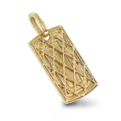 14K Yellow Gold Real Diamond Dog Tag Military Pendant With Diamonds 1ct 11 14K Yellow Gold Real Diamond Dog Tag Military Pendant With Diamonds 1ct -Outlet Bijou Lush Store diamond dog tag military pendant with diamonds 125ct p 6988 backye