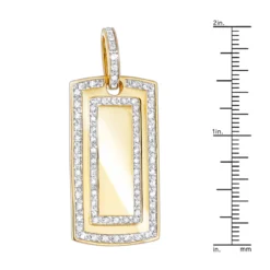14K Yellow Gold Real Diamond Dog Tag Military Pendant With Diamonds 1ct 13 14K Yellow Gold Real Diamond Dog Tag Military Pendant With Diamonds 1ct -Outlet Bijou Lush Store diamond dog tag military pendant with diamonds 125ct p 6988 rulerye
