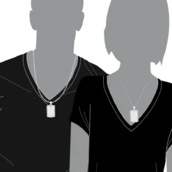 Diamond Dog Tag Pendant In Sterling Silver 0.48ct -Outlet Bijou Lush Store diamond dog tag pendant in sterling silver 048ct p 48321 bodwh