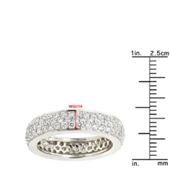 Diamond Platinum Eternity Band 1.75ct -Outlet Bijou Lush Store diamond platinum eternity band 175ct p 30479 rulerwh