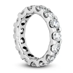 Diamond Platinum Eternity Band 4.50ct -Outlet Bijou Lush Store diamond platinum eternity band 450ct p 30339 back white 20220426
