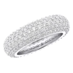 Diamond Platinum Eternity Ring 4.68ct