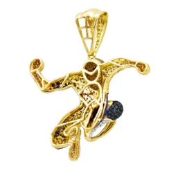 Real White Blue Yellow Diamond Spider-man Pendant 10K Rose Gold 3ct 14 Real White Blue Yellow Diamond Spider-man Pendant 10K Rose Gold 3ct -Outlet Bijou Lush Store diamond spiderman pendant 10k 300ct p 35851 backye