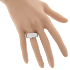 Diamond Wedding Bands 14K White Gold Designer Diamond Band 1.59ct -Outlet Bijou Lush Store diamond wedding bands 14k designer diamond band 159ct p 6516 bodwh