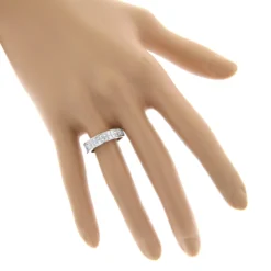 2 Carat Princess Cut Invisible Set Diamond 14K White Gold Wedding Band -Outlet Bijou Lush Store diamond wedding rings 14k diamond wedding band 186 p 7038 bodwh