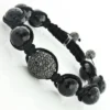 Disco Ball Black Diamond Bracelet 5.50ct 14K Black Plated Gold